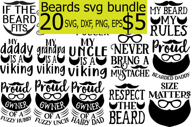 beards-svg-bundle