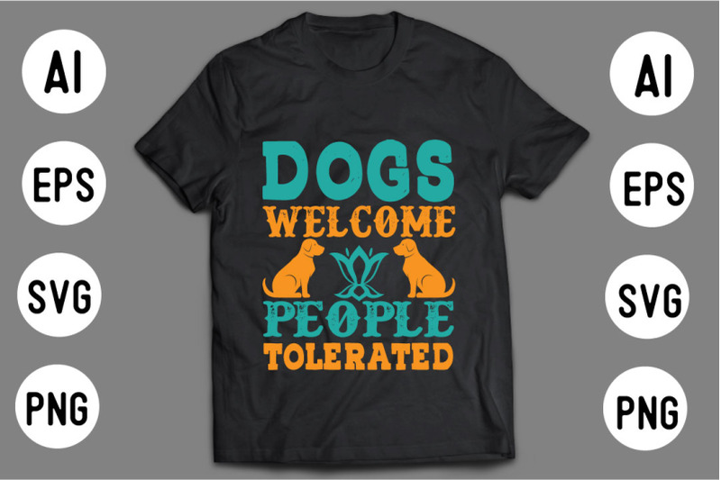 dog-t-shirt-design-template