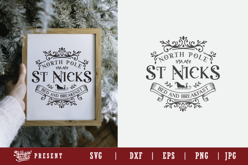 st-nicks-bed-and-breakfast-christmas-svg-christmas-signs