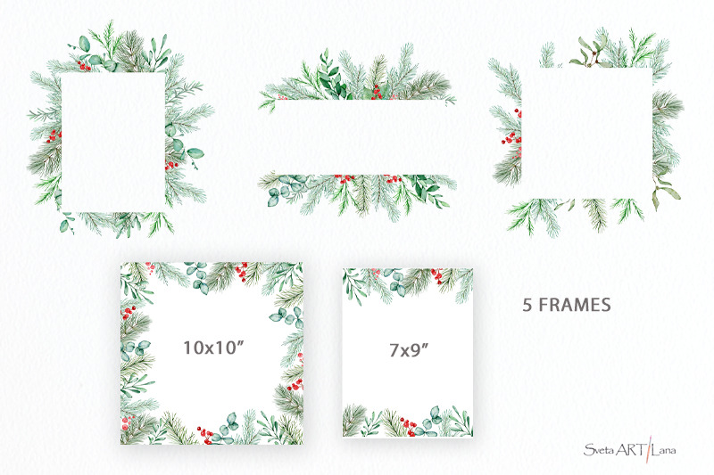 watercolor-christmas-greenery-clipart-png