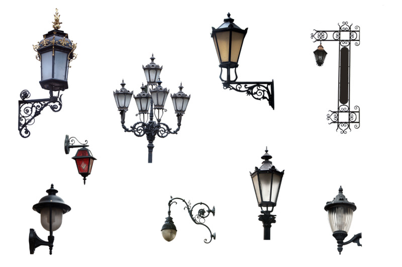lanterns-and-street-lights-collection-big-transparent-png-file