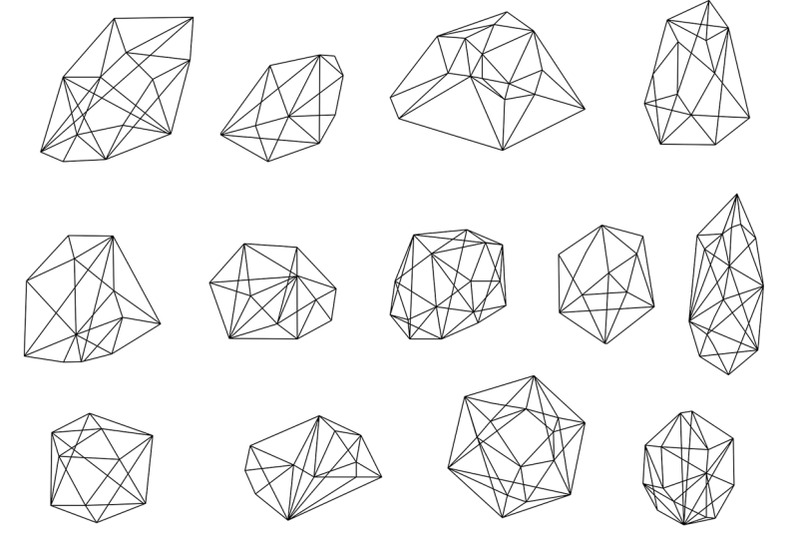 3-facet-crystal-and-polygonal-elements-sets-png-svg-and-ai-files