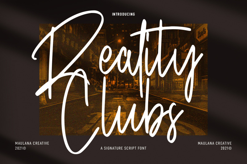 reality-clubs-script-font