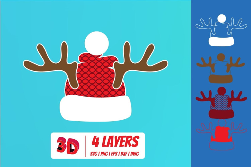 3d-christmas-photo-svg-bundle