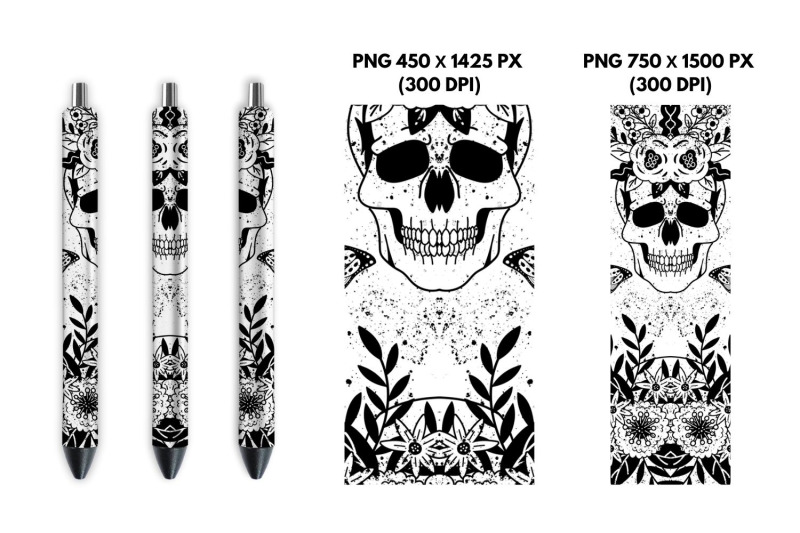 skull-pen-sublimation