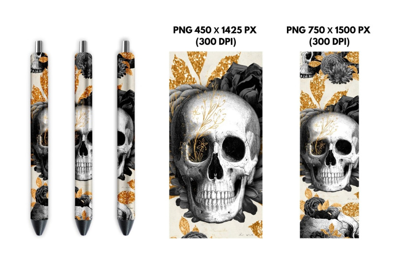 skull-pen-sublimation