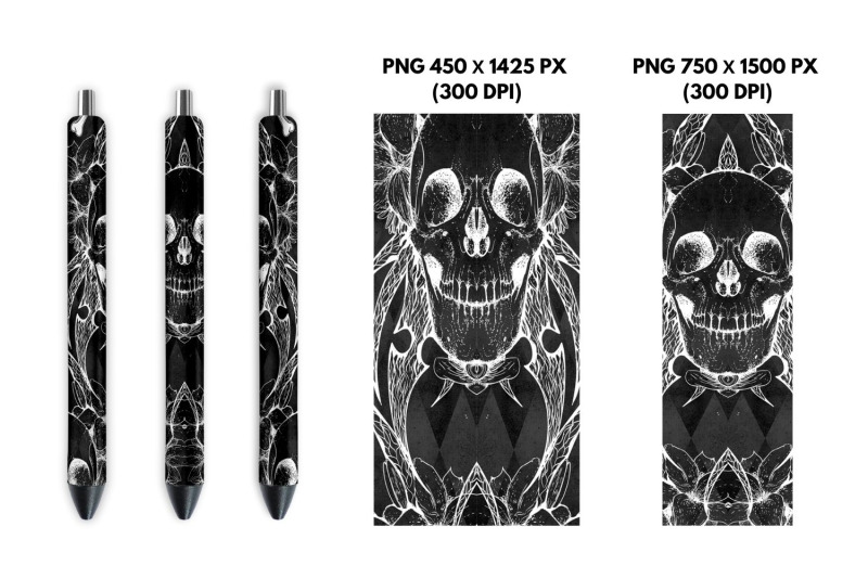 skull-pen-sublimation