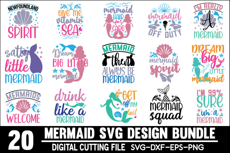 mermaid-svg-bundle-t-shirt-designs-for-sale