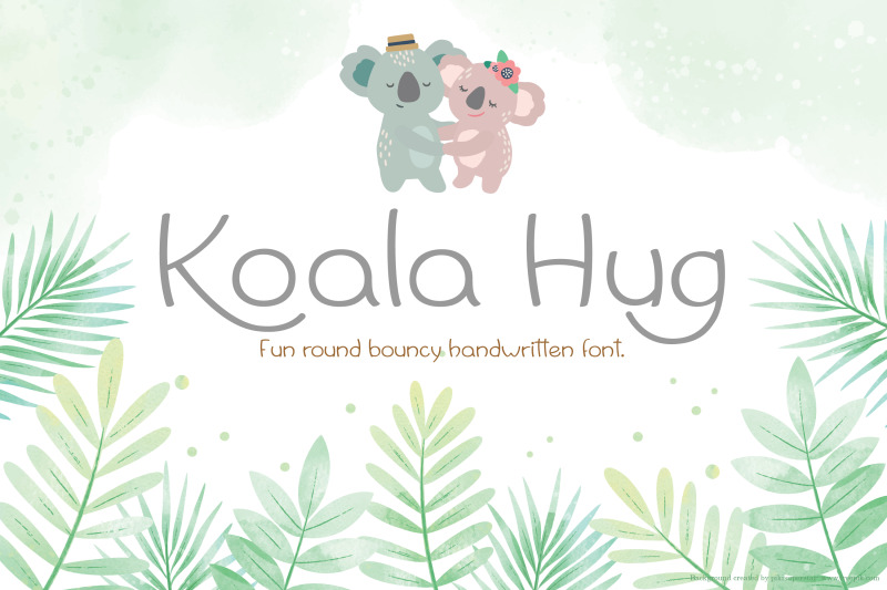 koala-hug-round-bouncy-lettering-multilingual-amp-ligatures