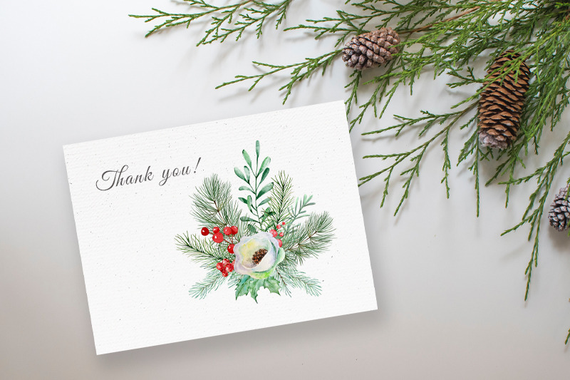 watercolor-christmas-greenery-decor-clipart-png