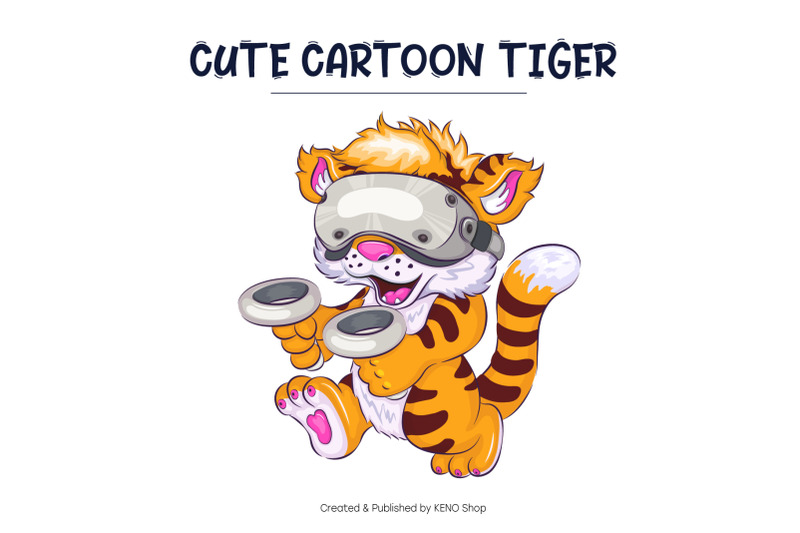 cartoon-tiger-and-virtual-glasses