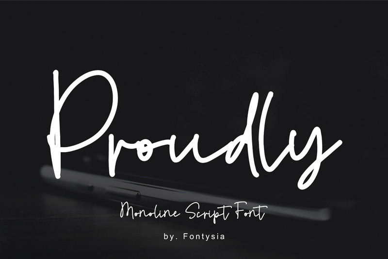 proudly-monoline-script-font