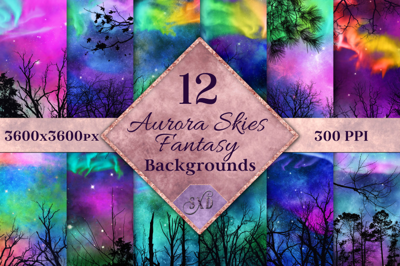 aurora-skies-fantasy-backgrounds-12-images