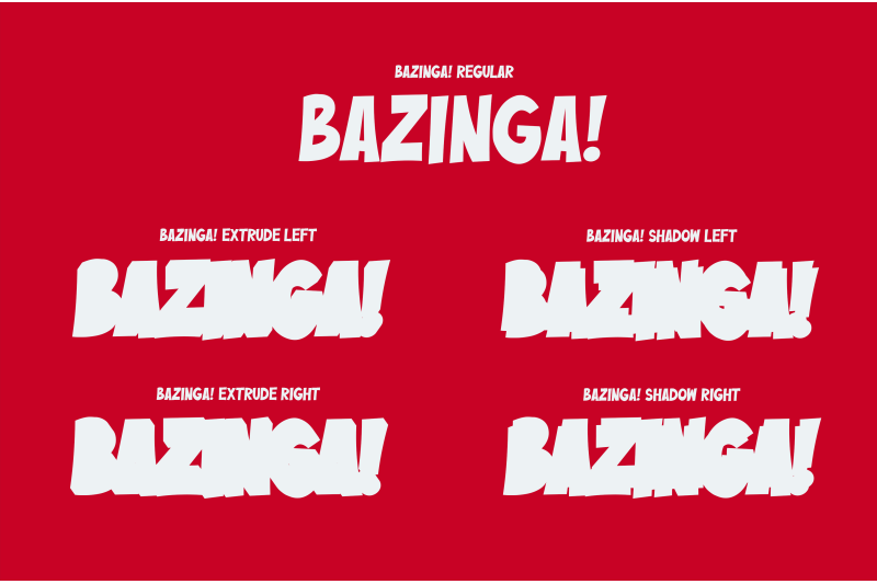 buzinga-comic-layered-font