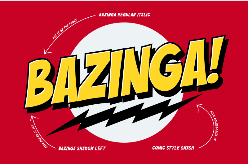 buzinga-comic-layered-poster-superhero-font