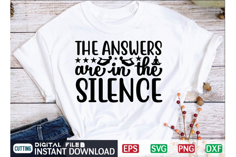 the-answers-are-in-the-silence-svg-design