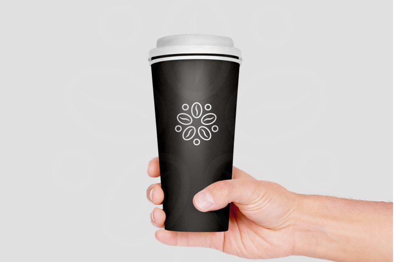 coffee-bean-logo-template
