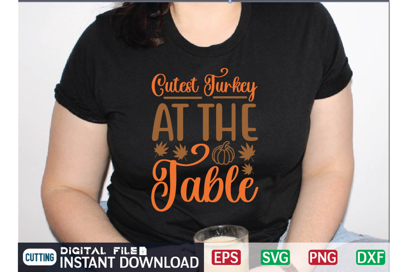 cutest-turkey-at-the-table-svg-design