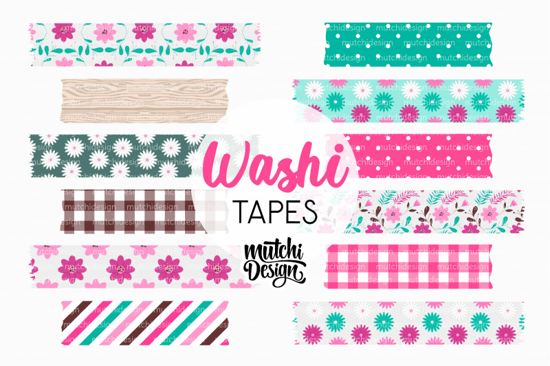 floral-vibes-washi-tapes