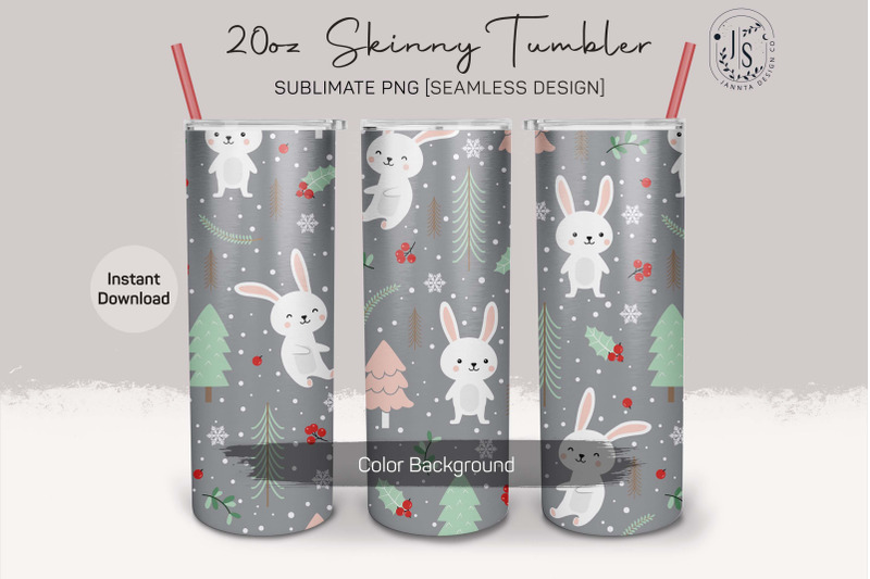 christmas-bunny-20oz-tumbler-sublimation