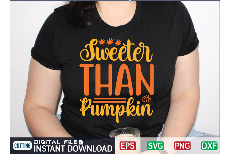 sweeter-than-pumpkin-svg-design