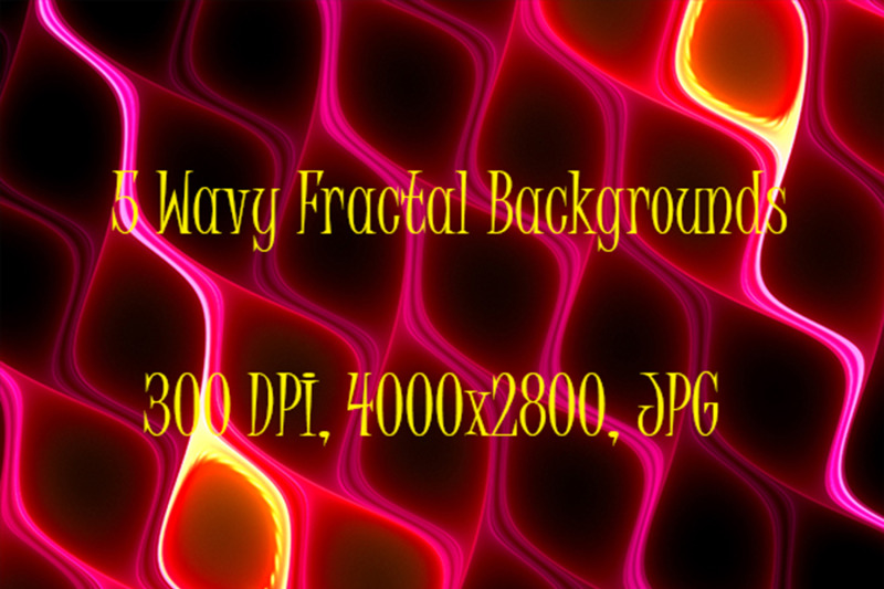 5-wavy-futuristic-abstract-transparent-fractal-backgrounds