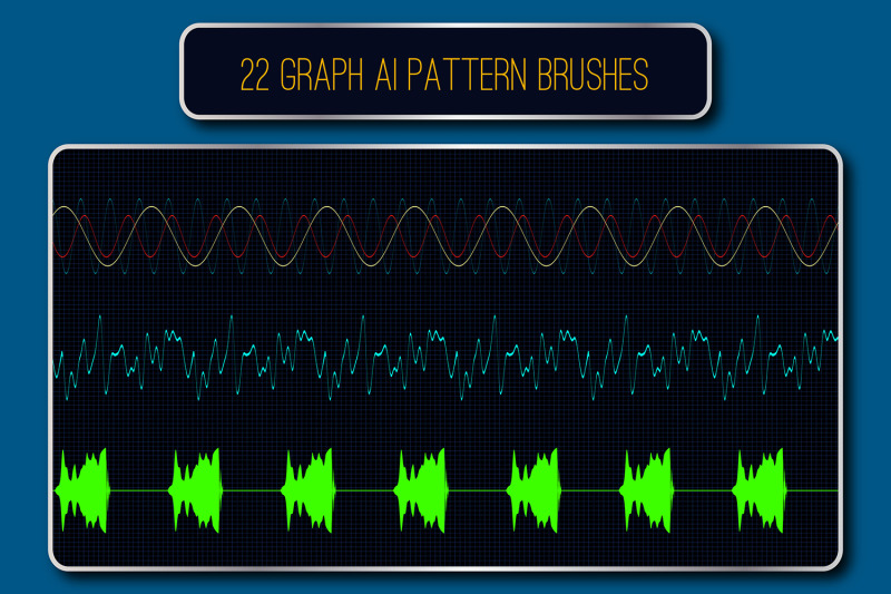 oscillation-waves-vector-pattern-brushes-22-impulse-graph-hesitation