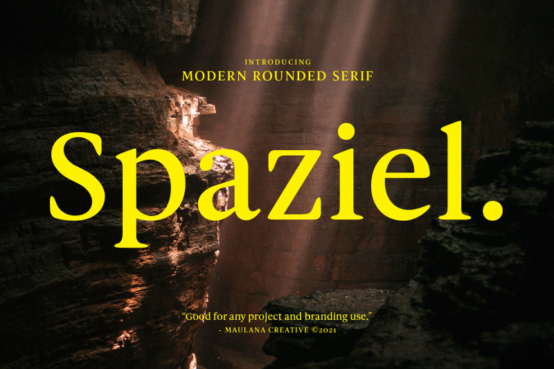 spaziel-modern-rounded-serif-font