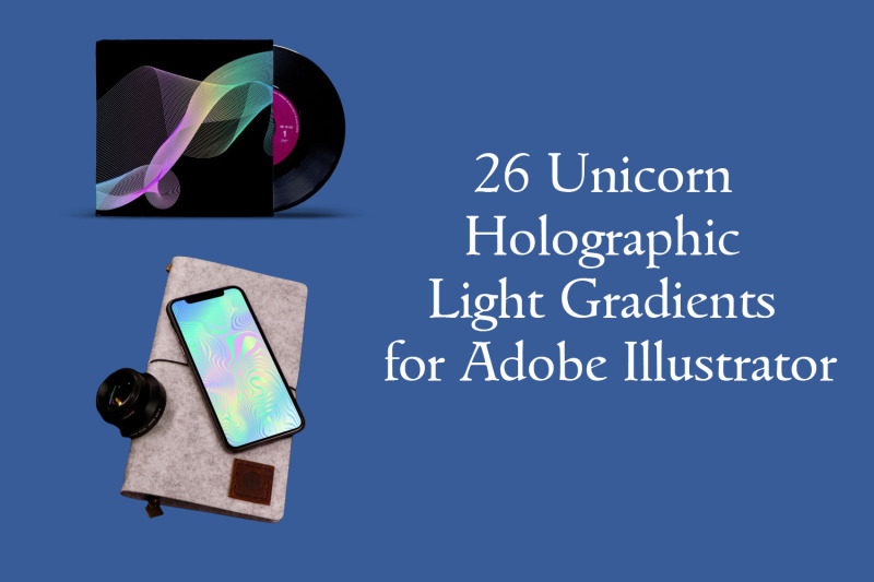 26-unicorn-holographic-light-gradients-for-adobe-illustrator