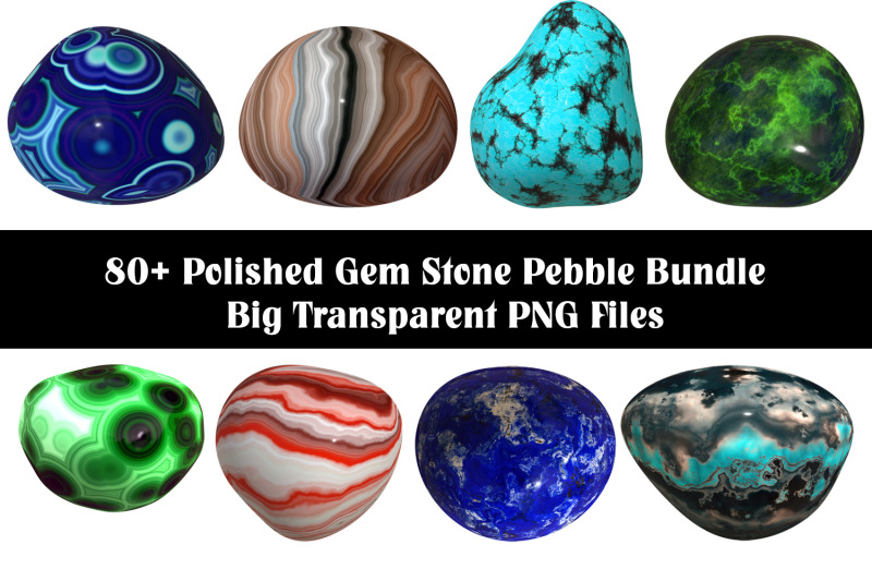 80-polished-gem-stone-pebble-bundle-big-transparent-png-files