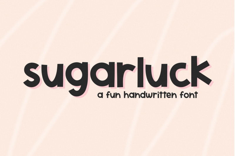 sugarluck-fun-handwritten-font