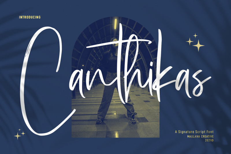 canthikas-signature-script-font