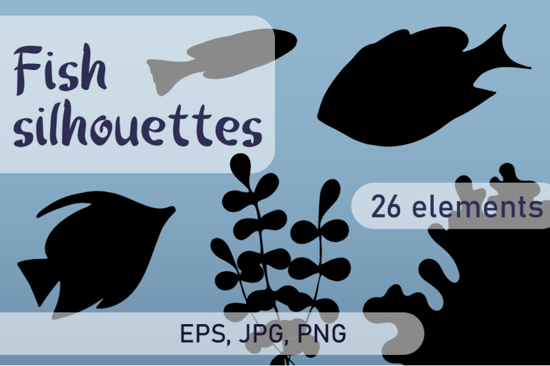 silhouette-fish-clipart-clip-art-vol-3