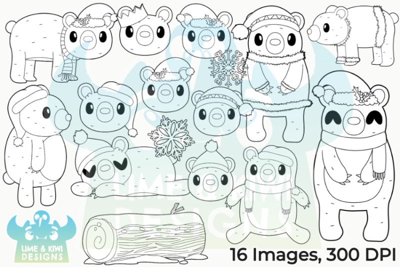 christmas-bears-digital-stamps-lime-and-kiwi-designs