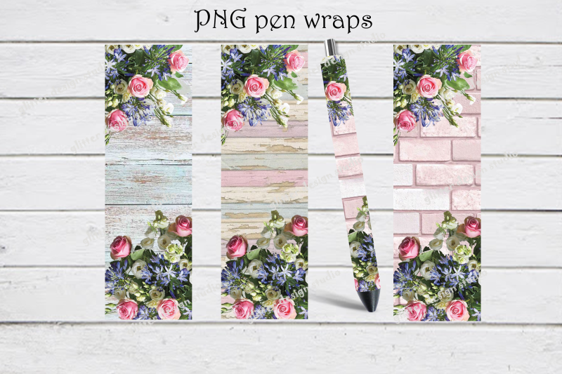 flower-rose-pen-wrap-template-wood-plank-ink-joy-wrap-download-bohem