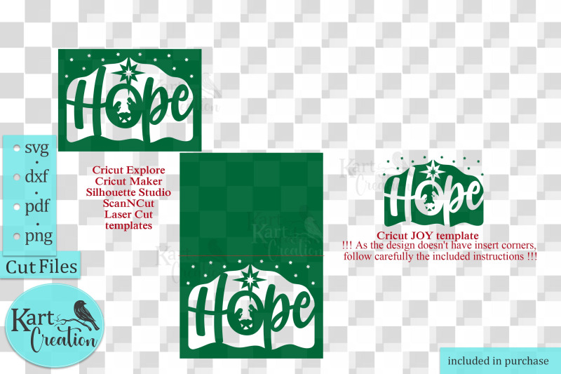religious-joy-hope-o-holy-night-christmas-card-svg