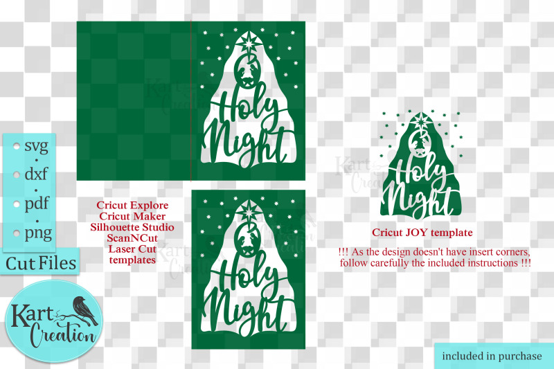 religious-joy-hope-o-holy-night-christmas-card-svg