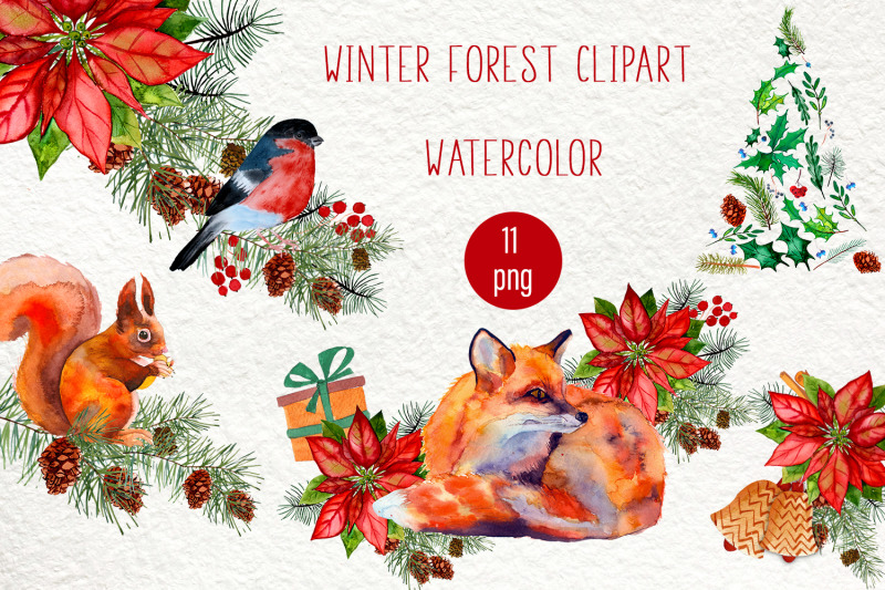 watercolor-winter-forest-clipart