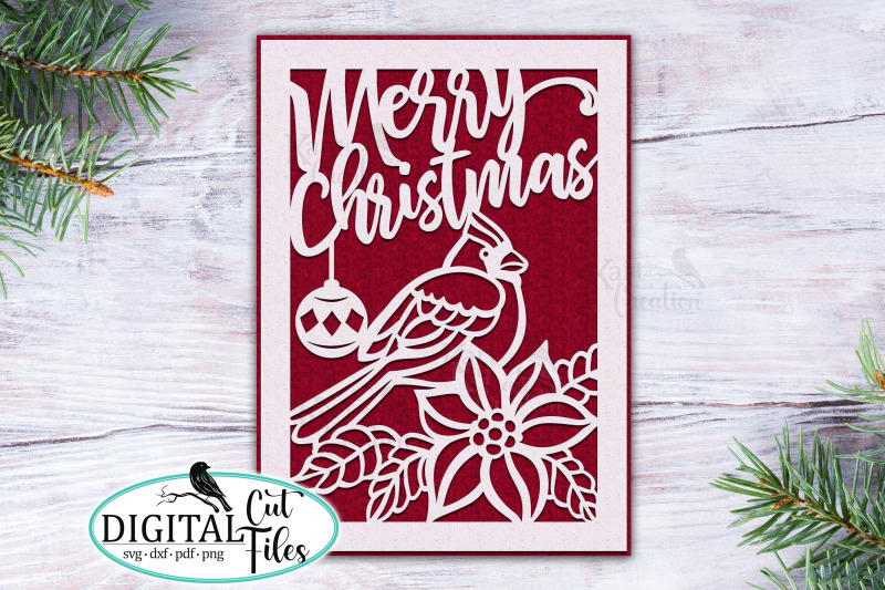 christmas-cardinal-bird-card-svg-cut-out-template