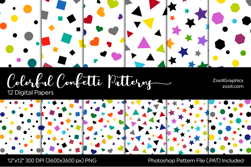 colorful-confetti-digital-papers