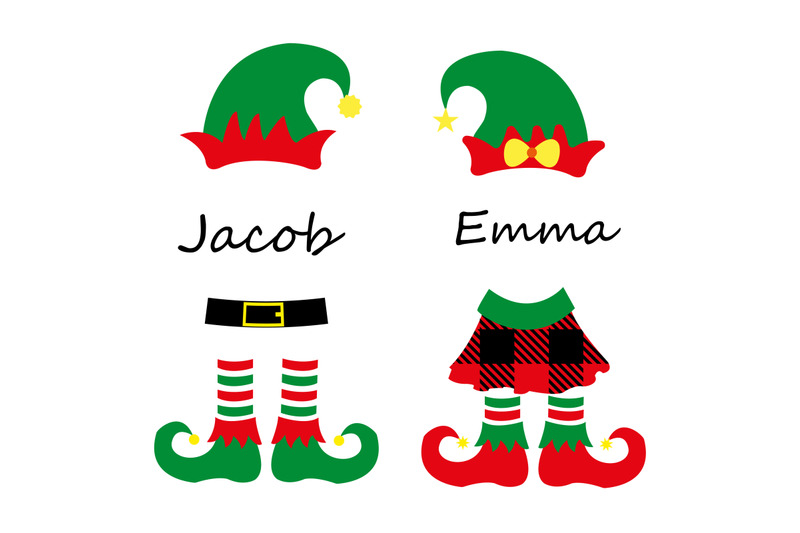 christmas-elfs-elf-boy-elf-girl