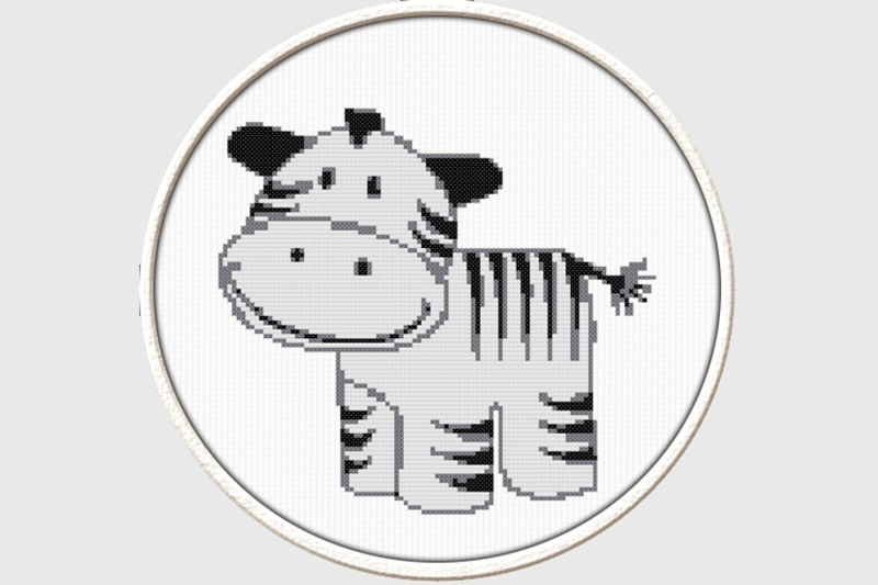 little-zebra-pdf-downloadable-printable-cross-stitch-pattern