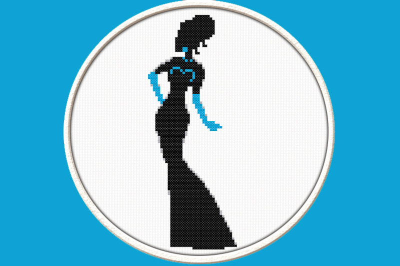 elegant-silhouette-pdf-downloadable-printable-cross-stitch-pattern