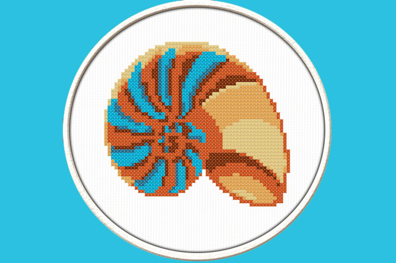 nautilus-pdf-downloadable-printable-cross-stitch-pattern