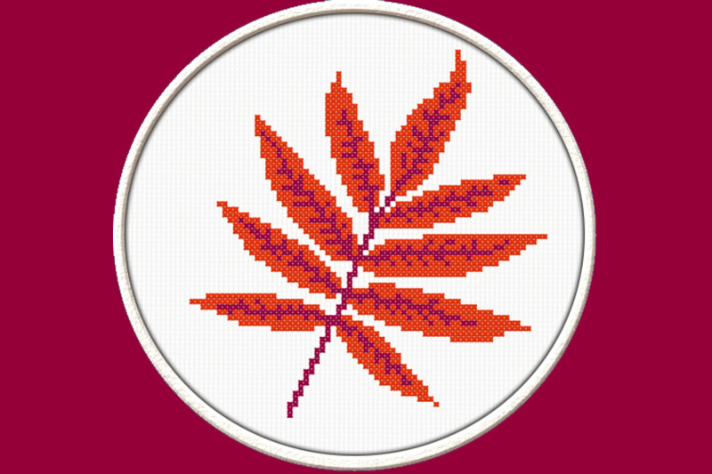 red-leaf-pdf-downloadable-printable-cross-stitch-pattern