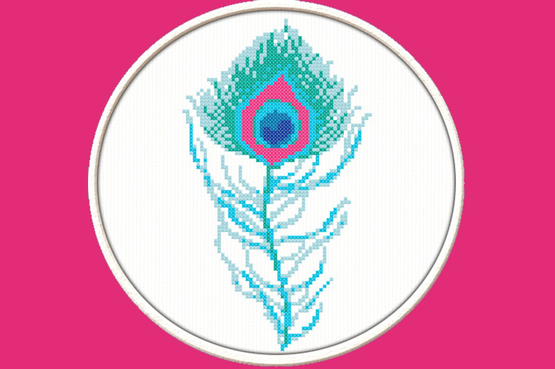 blue-peacock-039-s-feather-pdf-downloadable-printable-cross-stitch-patte