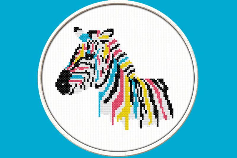 rainbow-zebra-pdf-downloadable-printable-cross-stitch-pattern