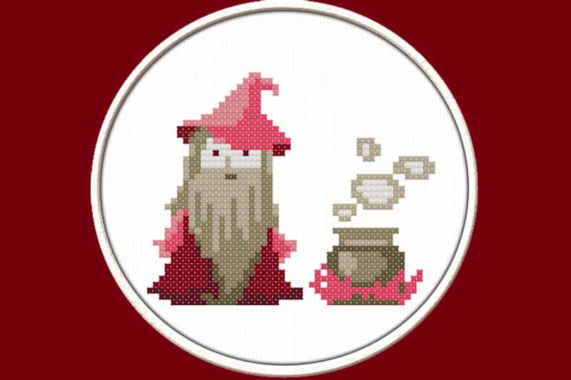 wizard-pdf-downloadable-printable-cross-stitch-pattern