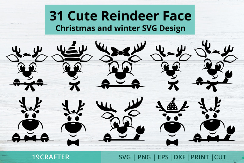 reindeer-face-cute-and-smiley-svg-bundle-31-variations