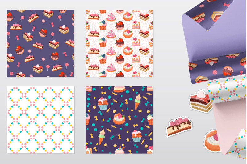 vector-cakes-seamless-patterns